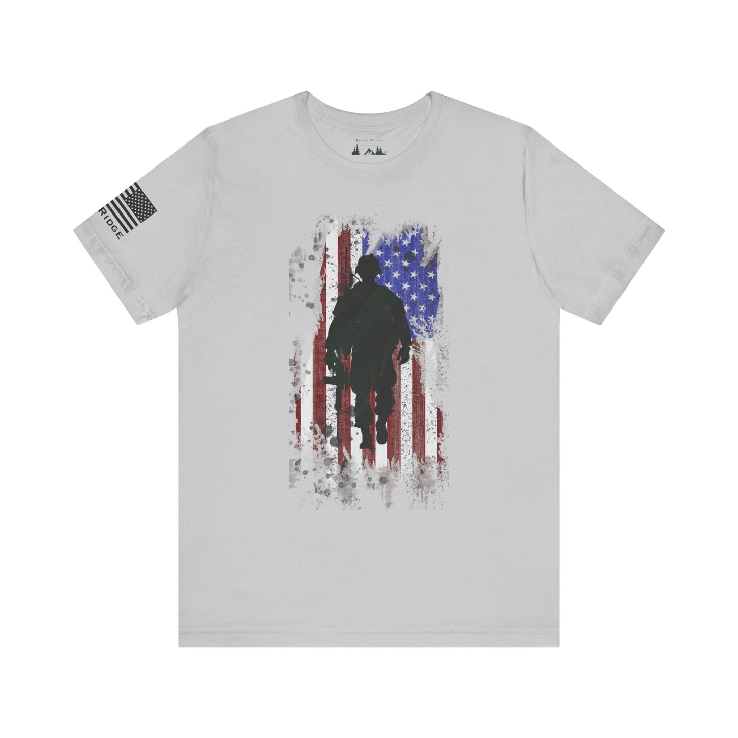 AMERICAN SOLDIER TSHIRT - Black logos