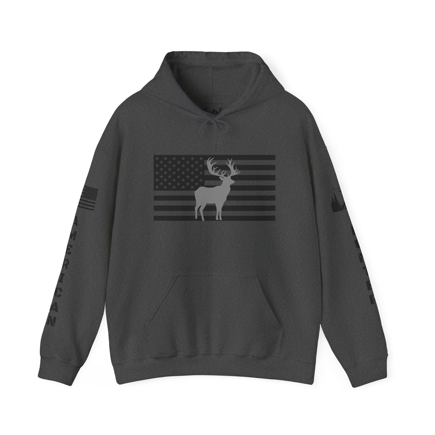 AMERICAN HUNTER ELK - Full Sleeves Black logos