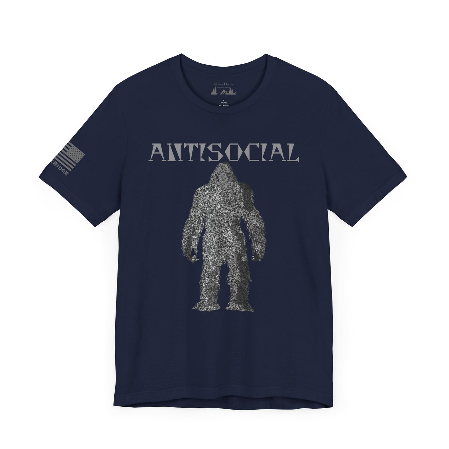 ANTISOCIAL BIGFOOT - Grey Logos