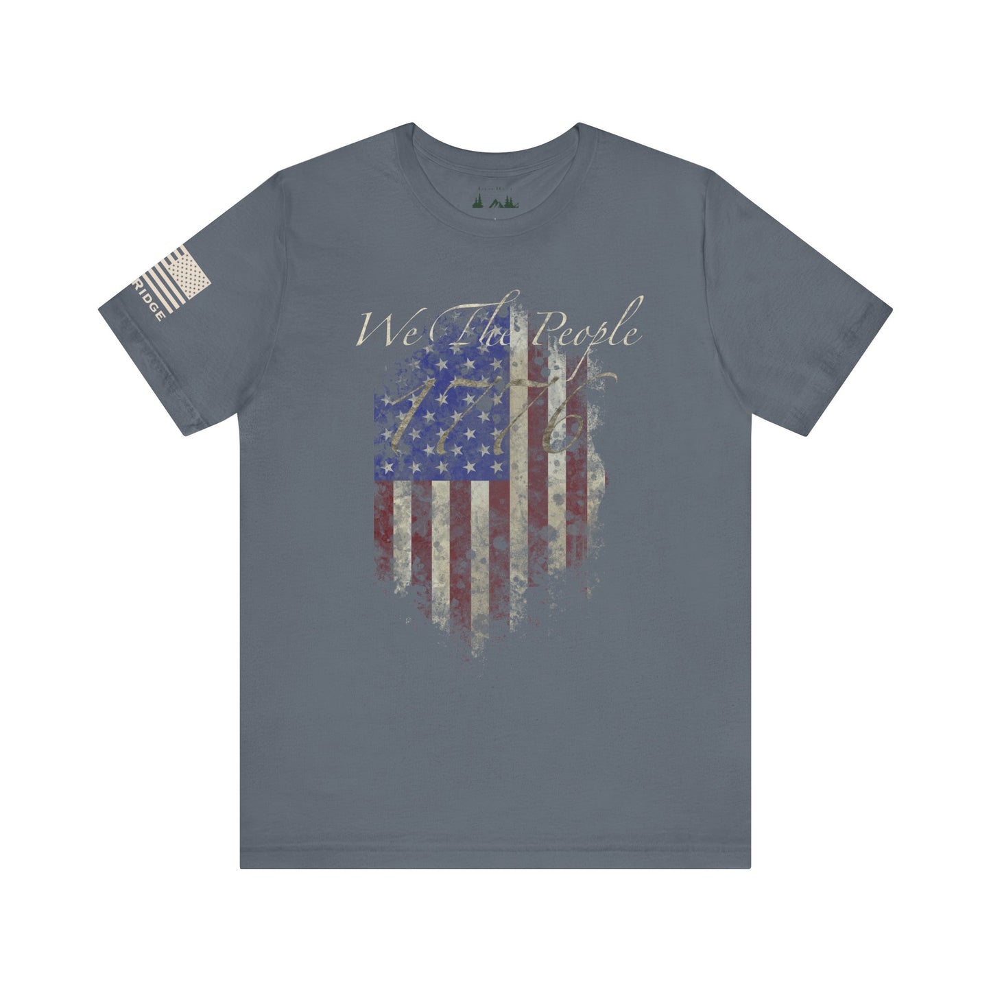 AMERICAN FLAG WE THE PEOPLE - Cream Logos