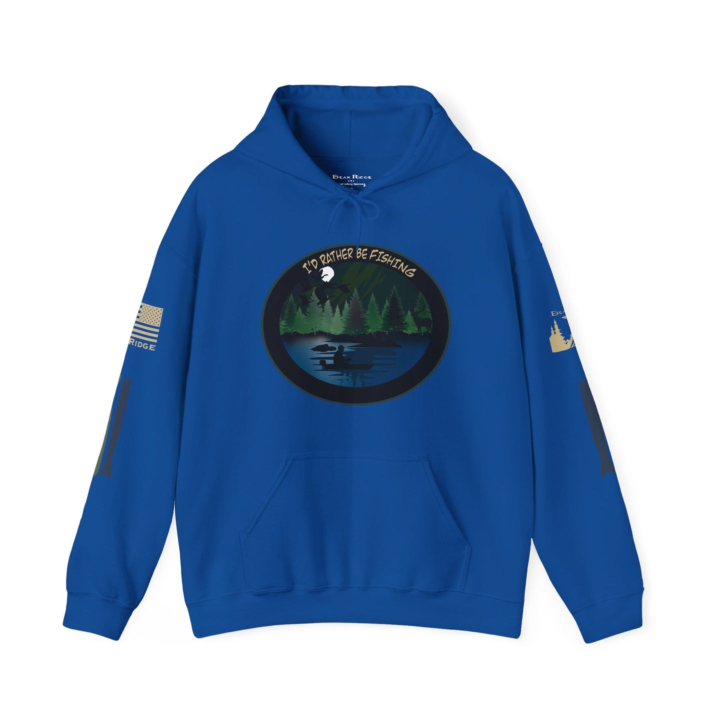 I’D RATHER BE FISHING HOODIE - Multiple Color choices