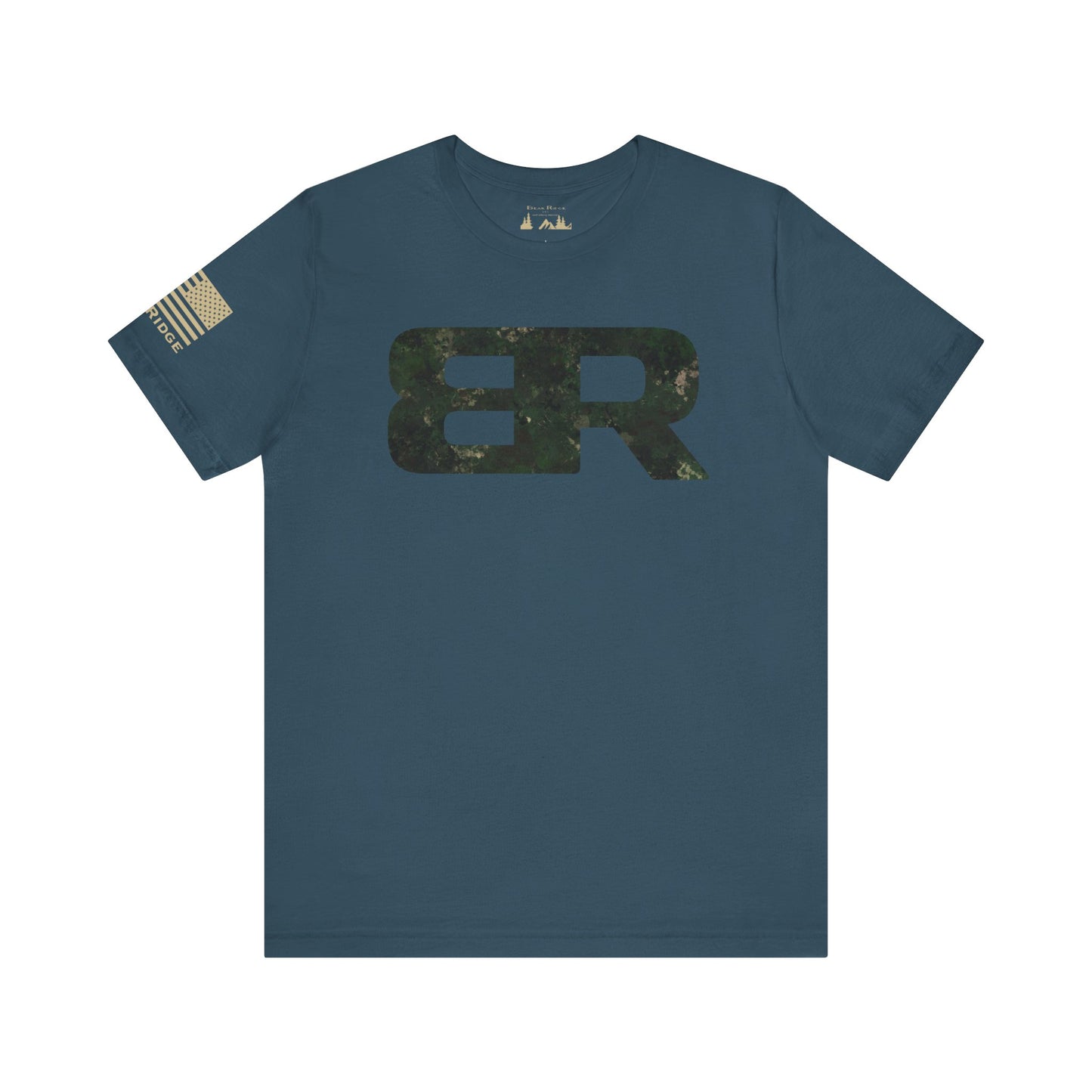 CAMOUFLAGE BEAK RIDGE BR LOGO -Mocha arm logo