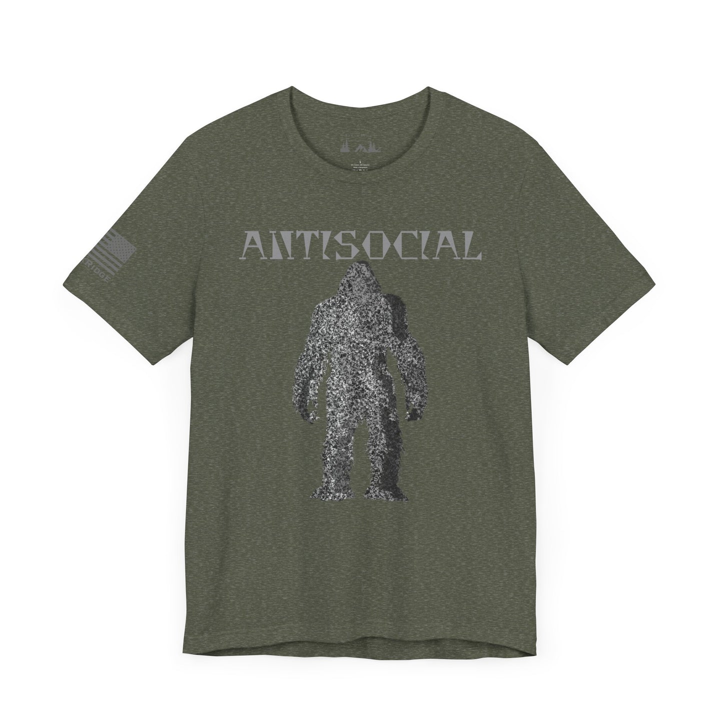 ANTISOCIAL BIGFOOT - Grey Logos