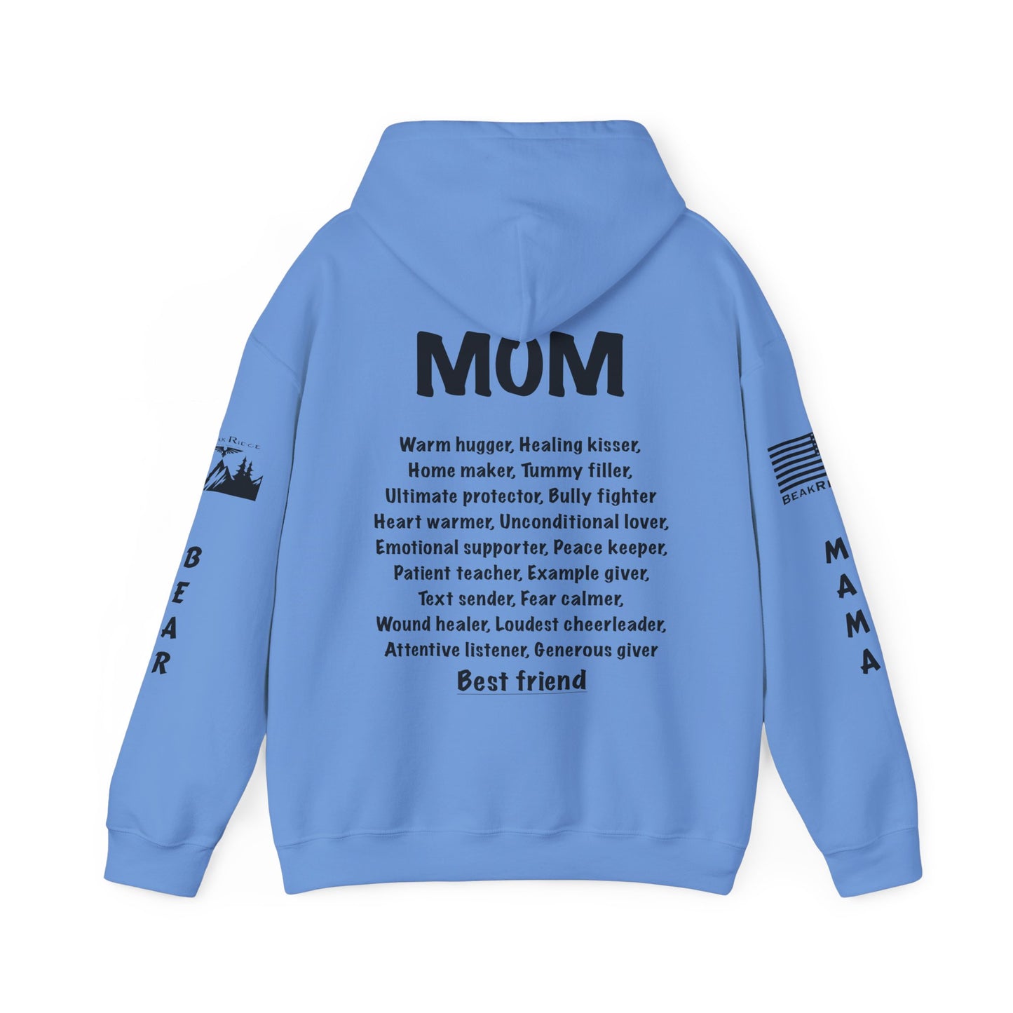 Mother’s Day Gift - Front and Back & Black Full Sleeve Logos