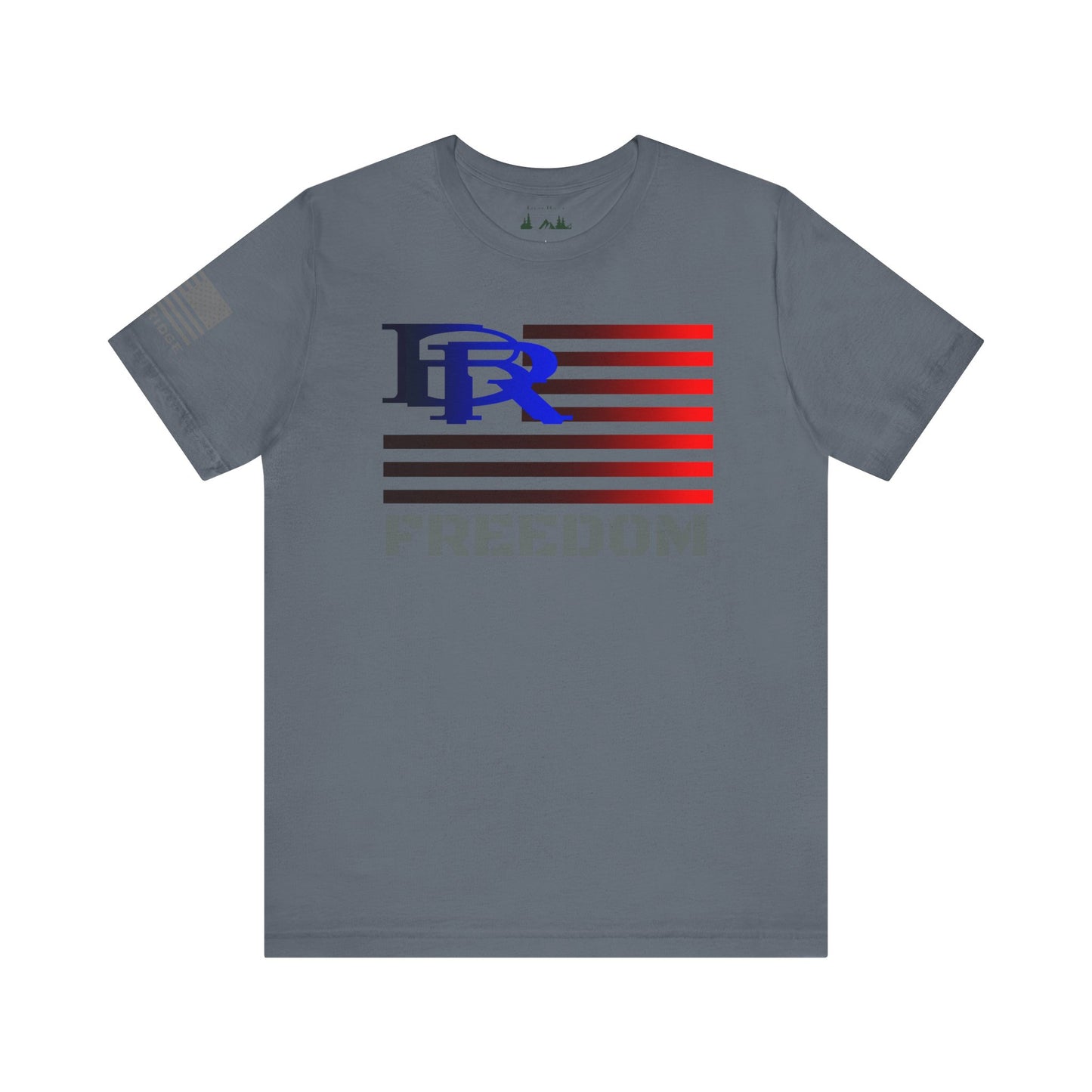 AMERICAN FLAG with BR LOGO - Grey Logos