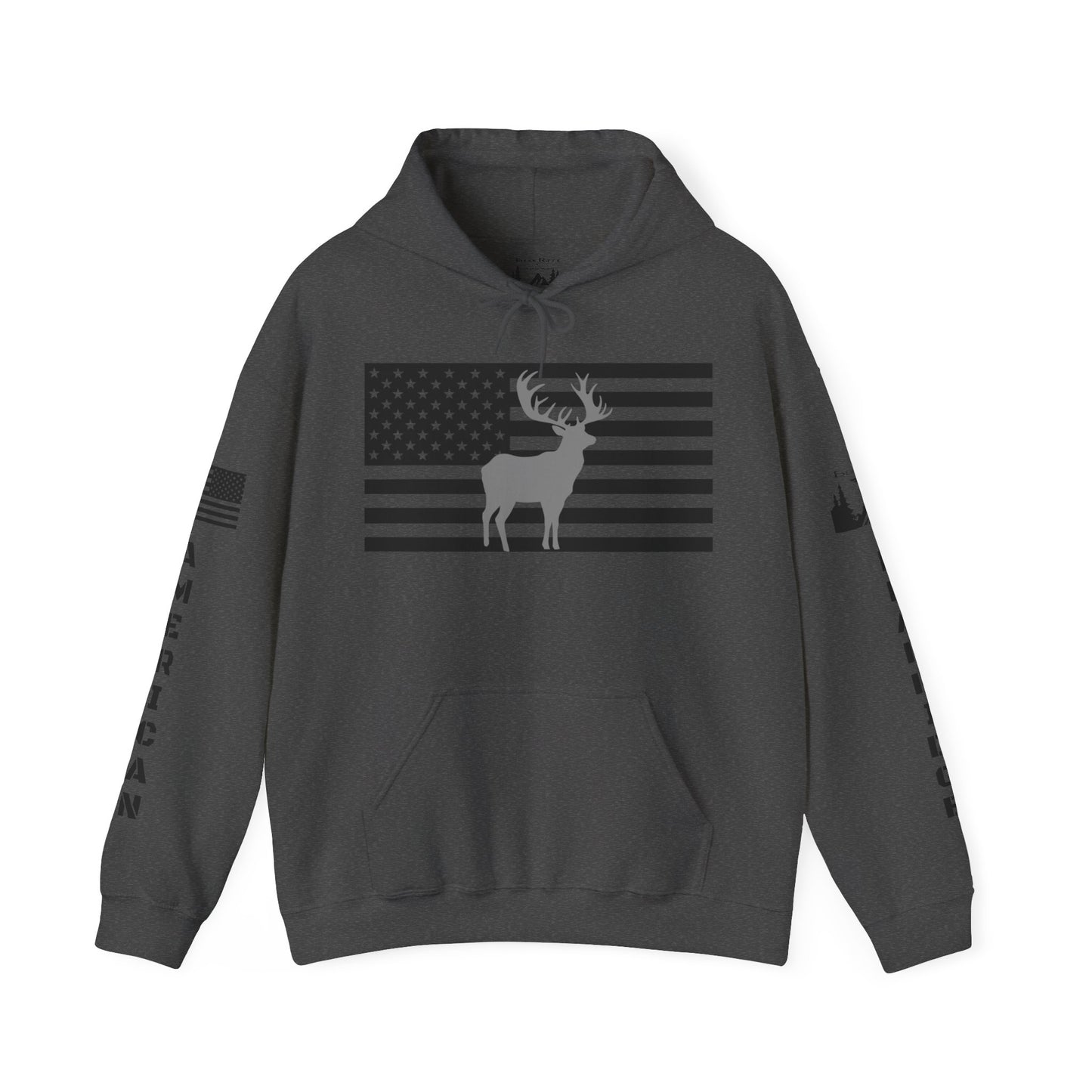 AMERICAN HUNTER ELK - Full Sleeves Black logos