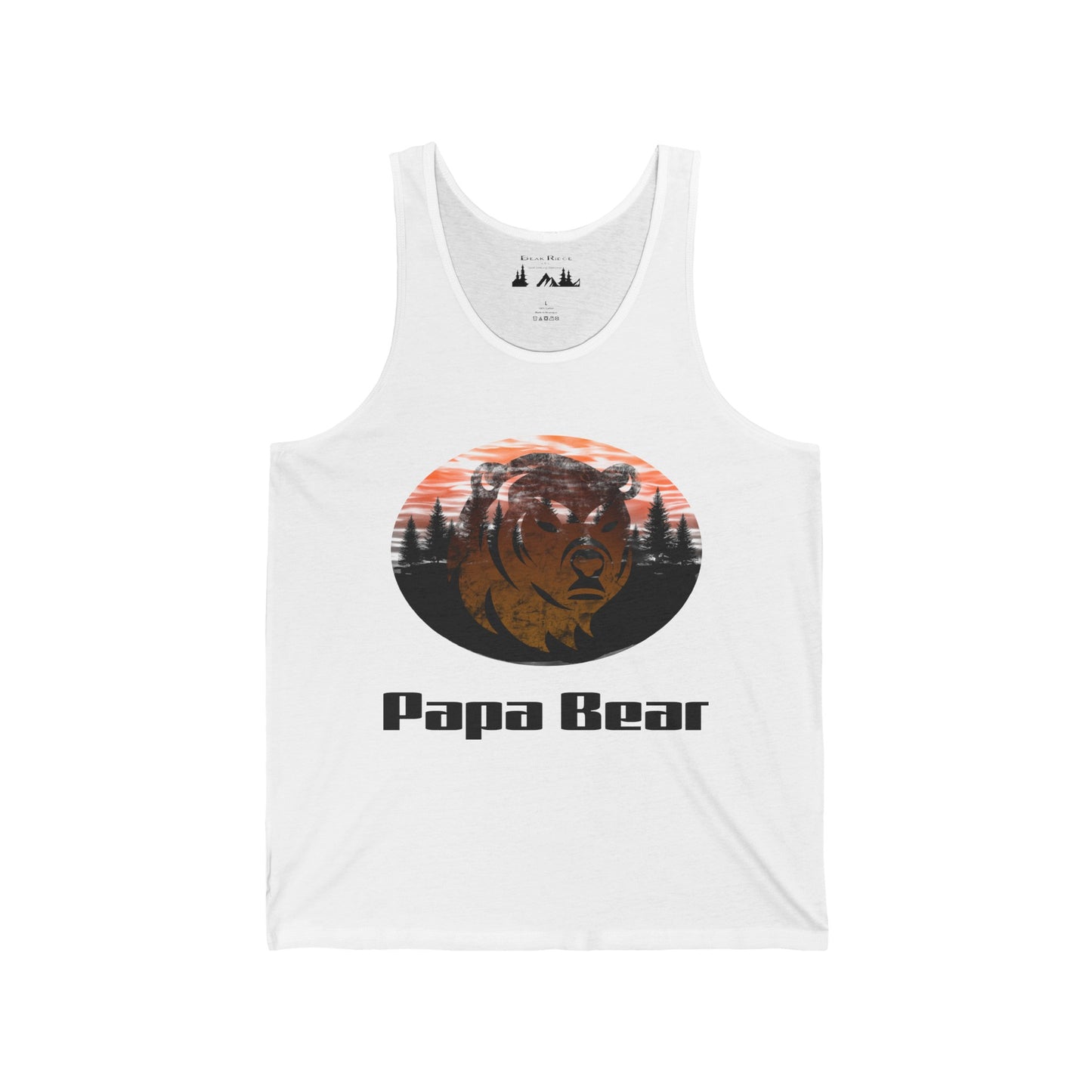 PAPA BEAR - Unisex Jersey Tank