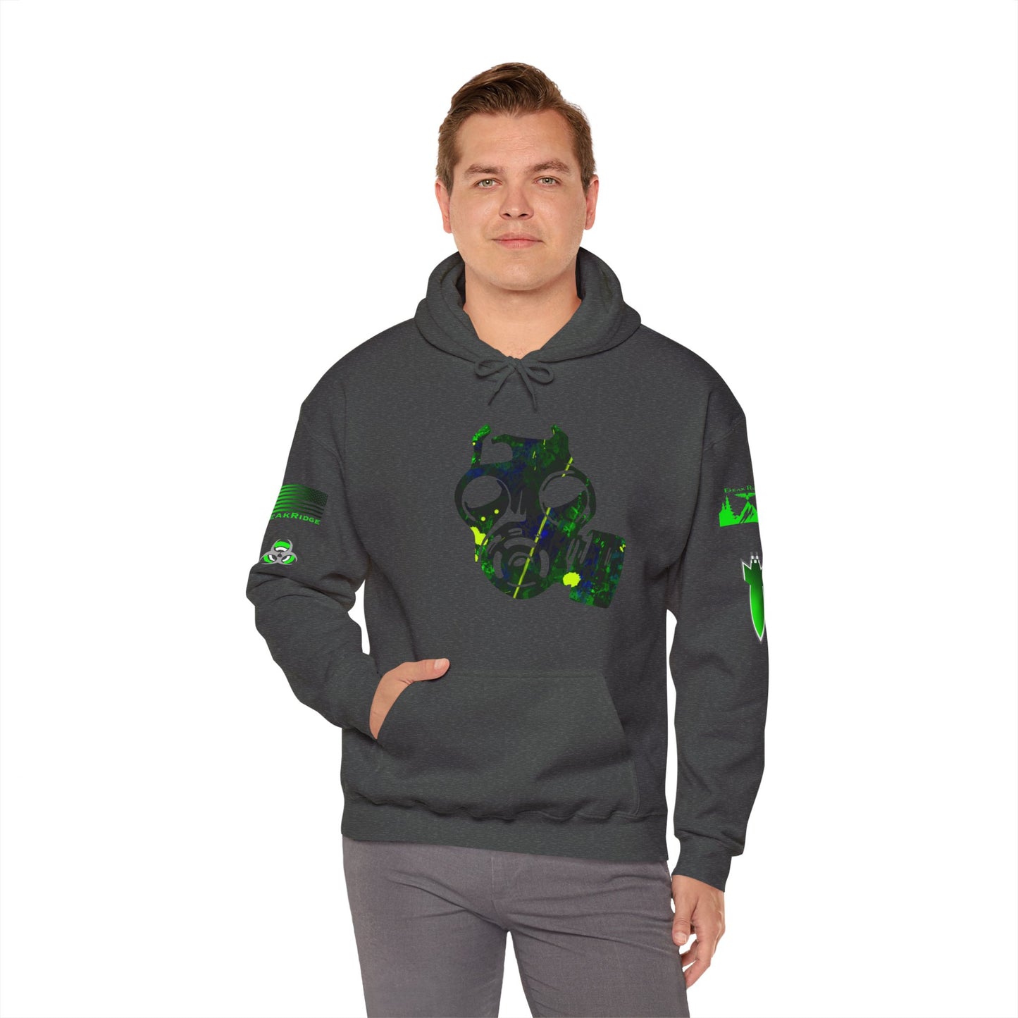 AMERICAN FALLOUT HOODIE - White arm decals