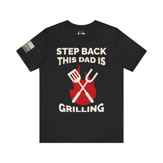 DAD IS GRILLING - White logos