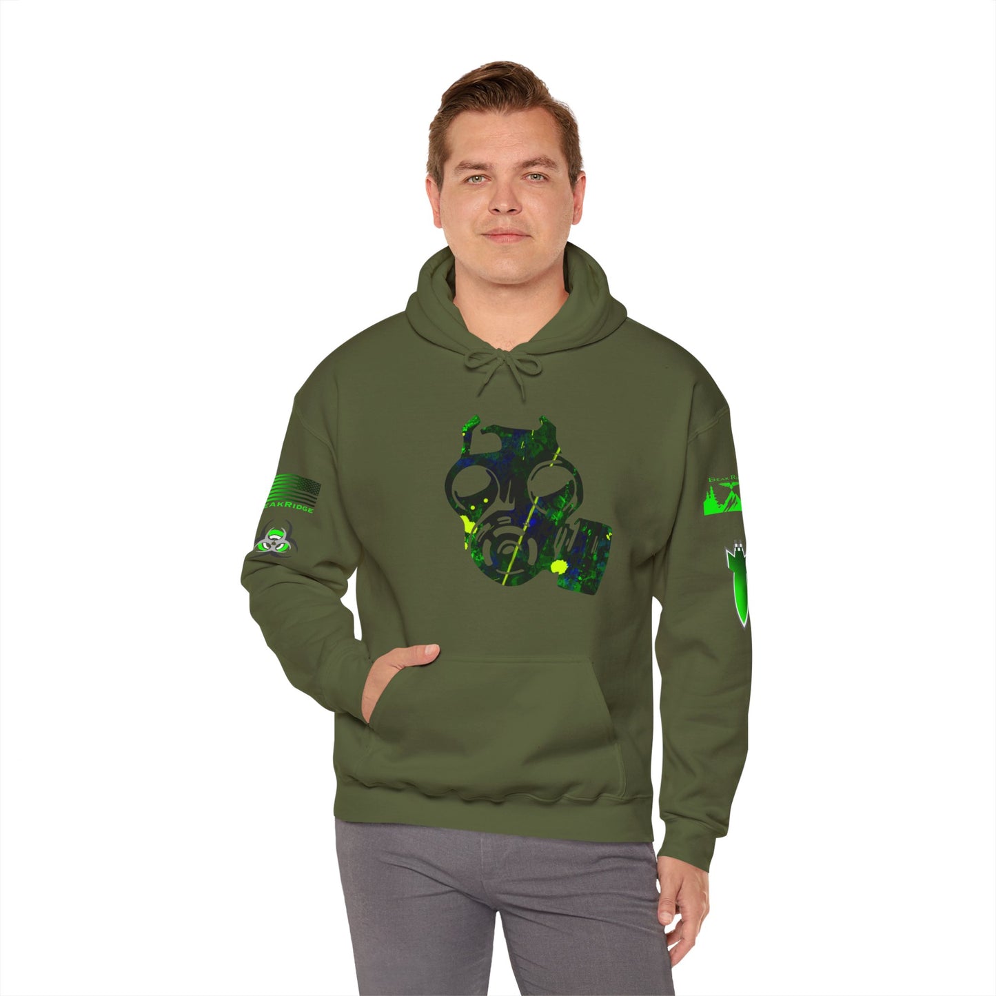 AMERICAN FALLOUT HOODIE - White arm decals