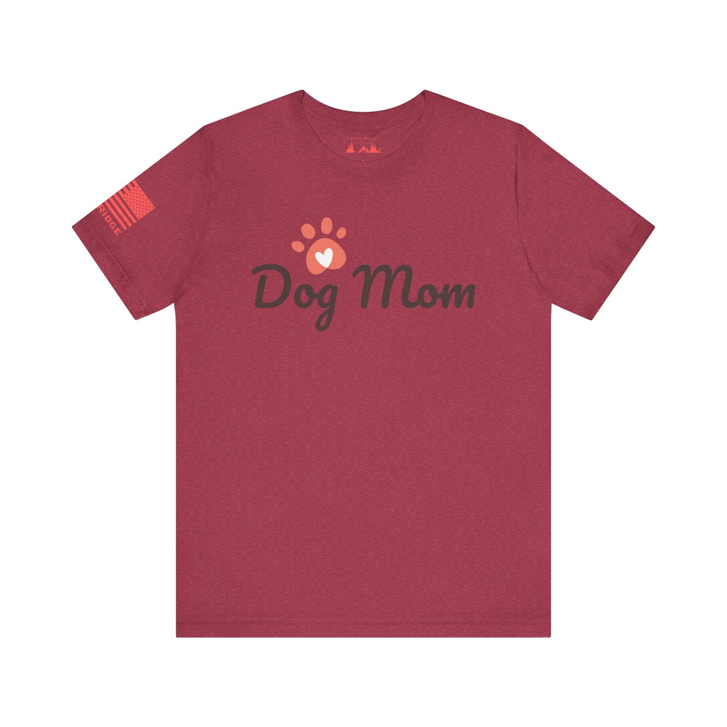 DOG MOM - Hot peach logos