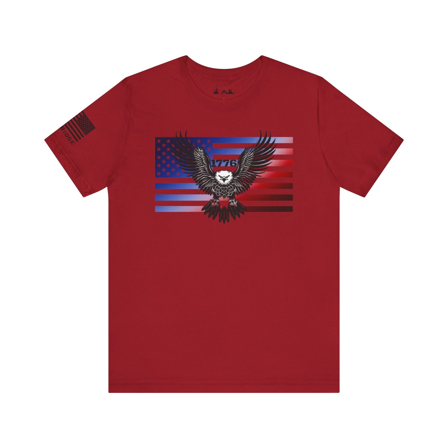 EAGLE WITH FLAG - Black logos