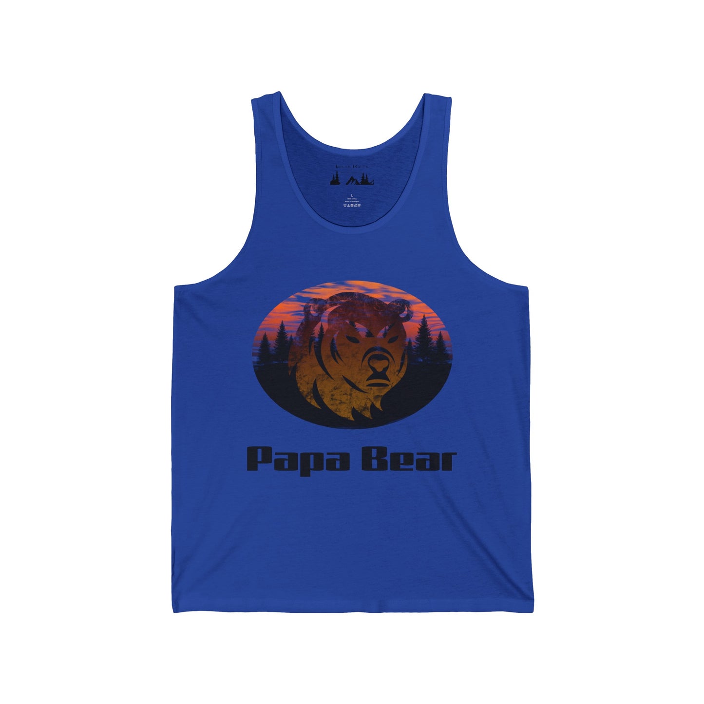 PAPA BEAR - Unisex Jersey Tank