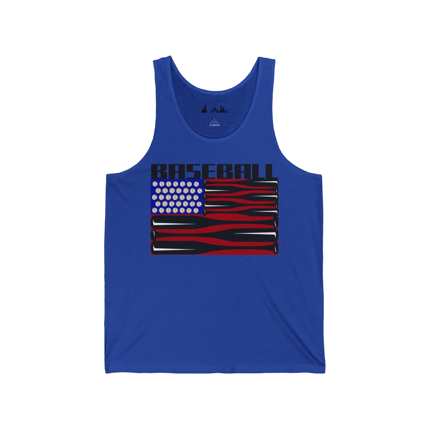 BASEBALL FLAG - Unisex Jersey Tank Top