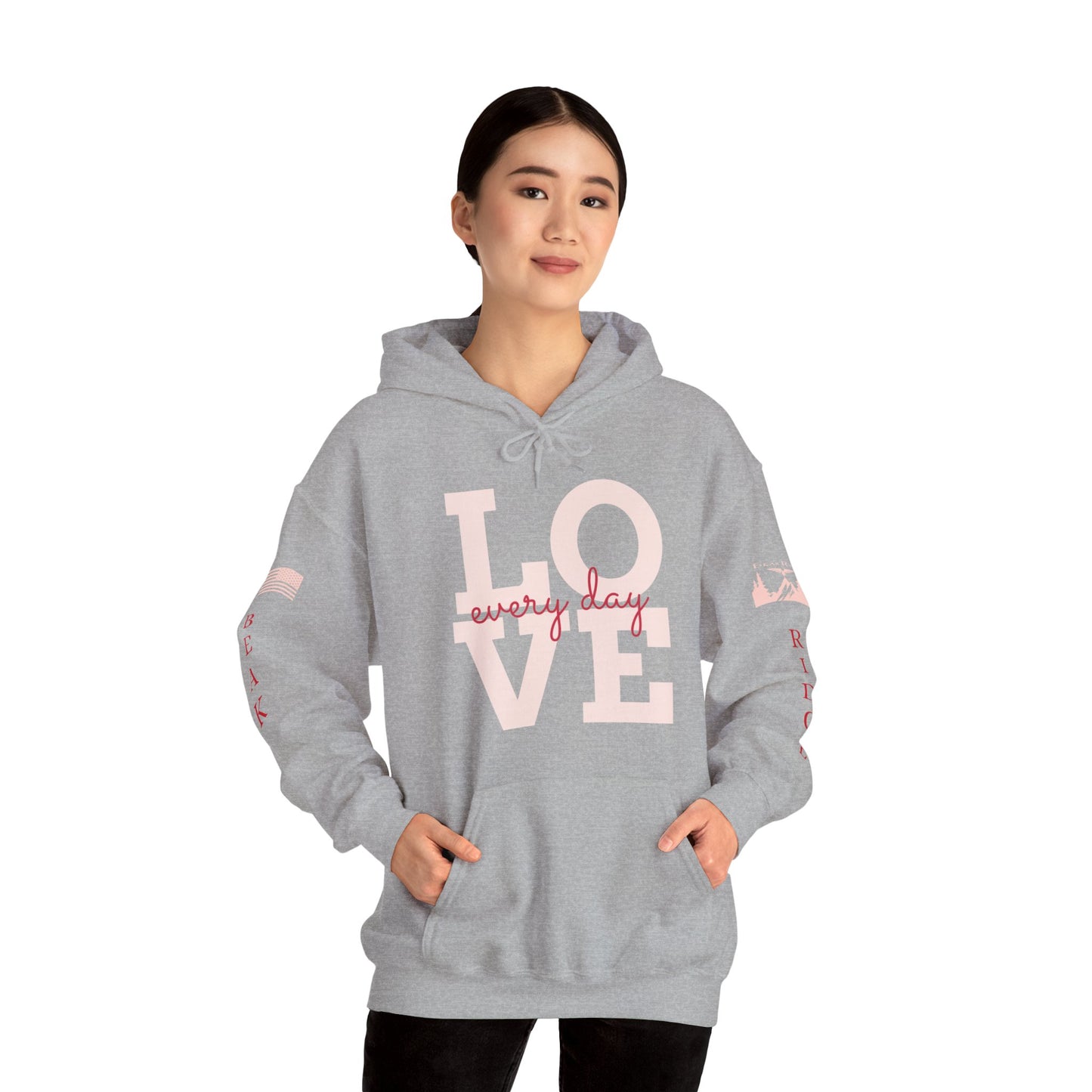 LOVE EVERY DAY - Peach matching logos