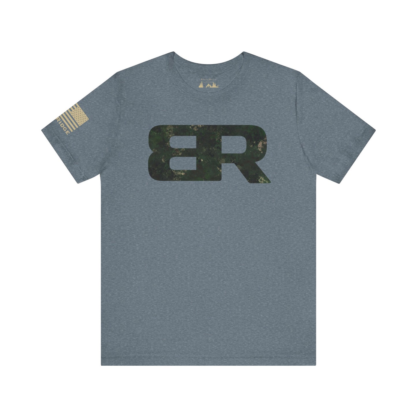 CAMOUFLAGE BEAK RIDGE BR LOGO -Mocha arm logo