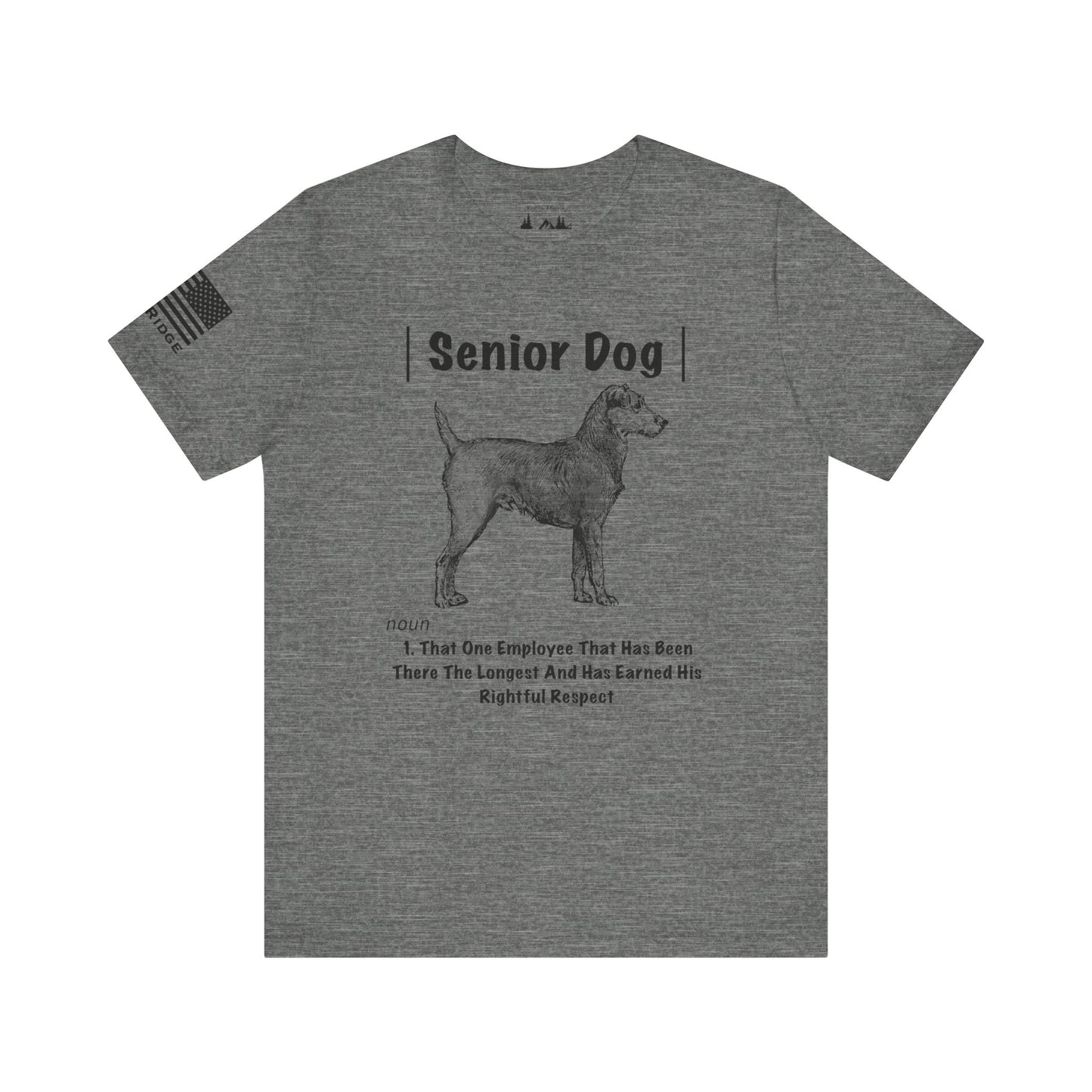 SENIOR DOG - Black logos