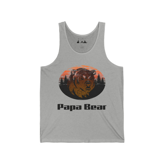 PAPA BEAR - Unisex Jersey Tank