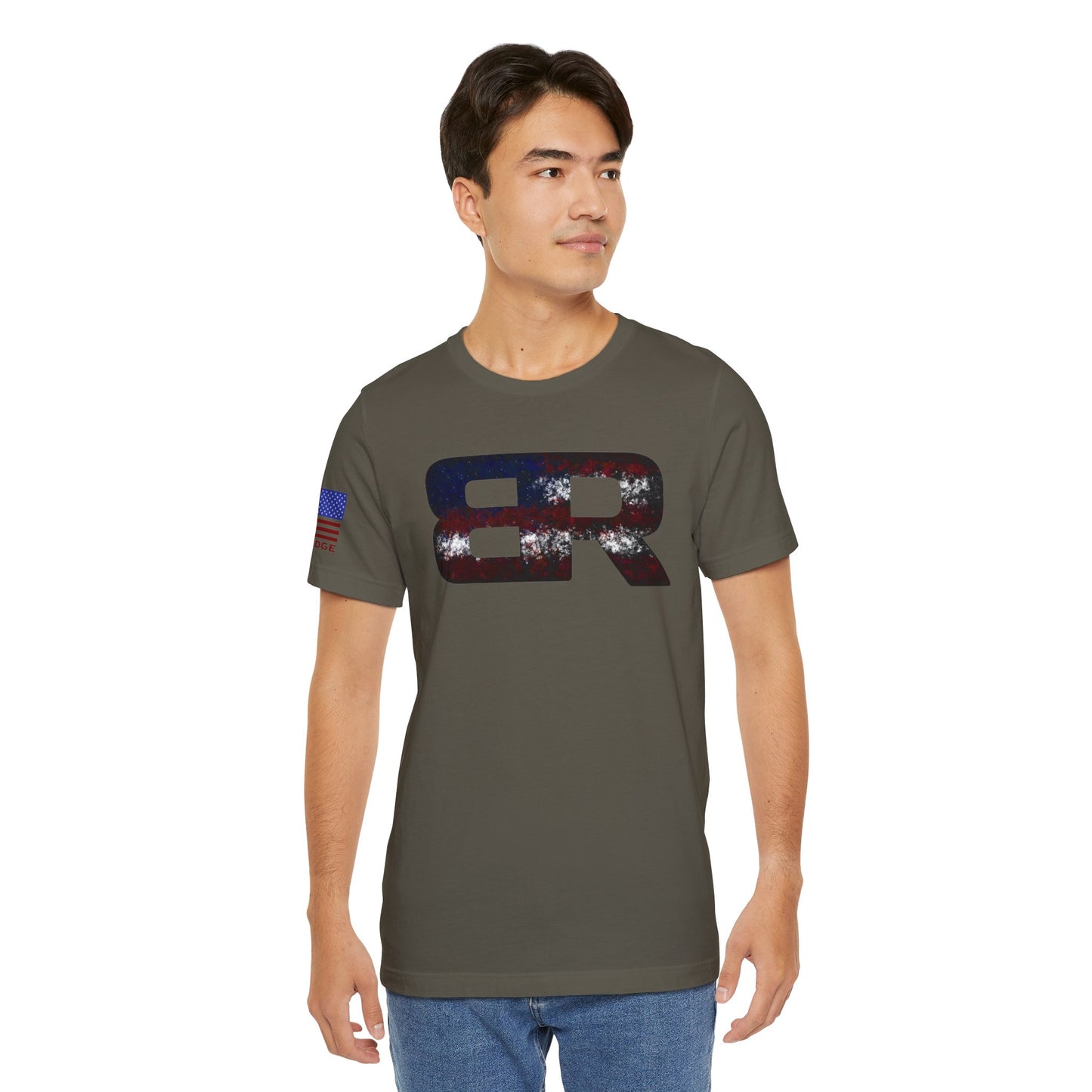 AMERICAN BEAK RIDGE BR LOGO - Red White & Blue Arm Logo