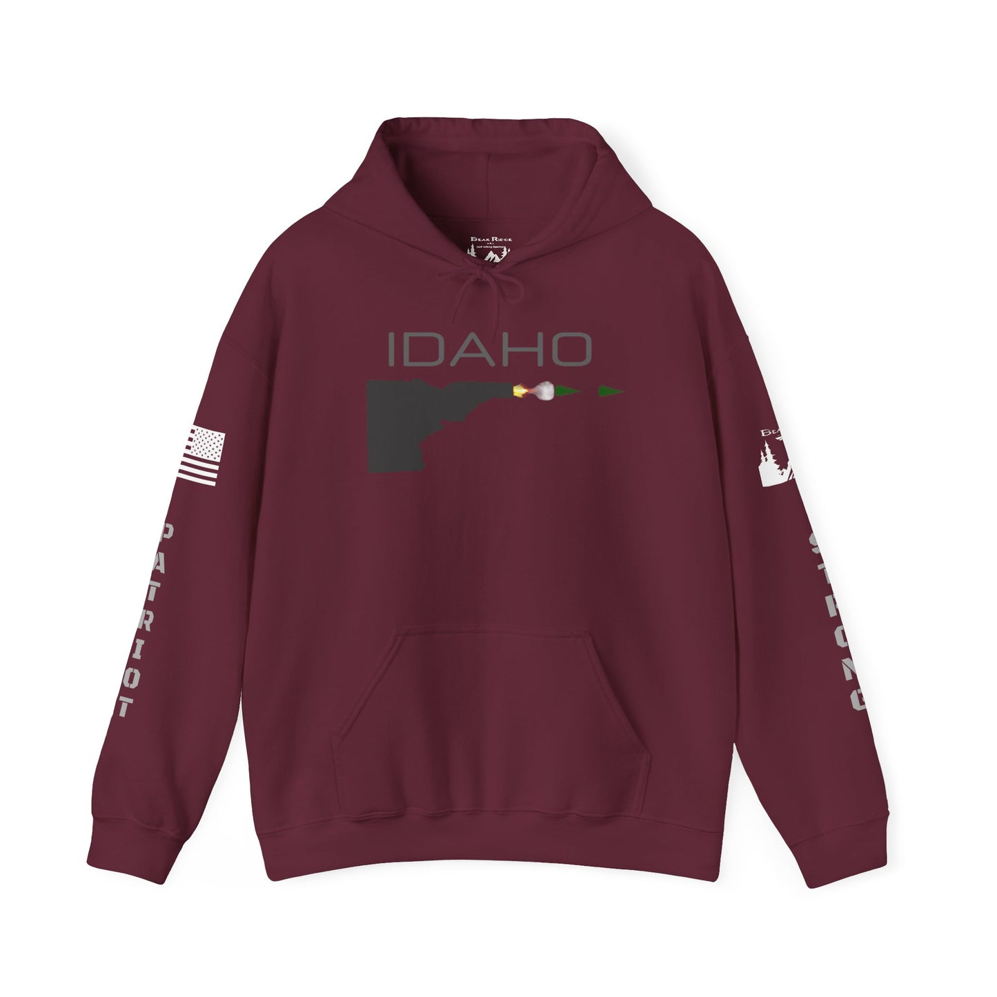 IDAHO PATRIOT STRONG - White/Grey Logos