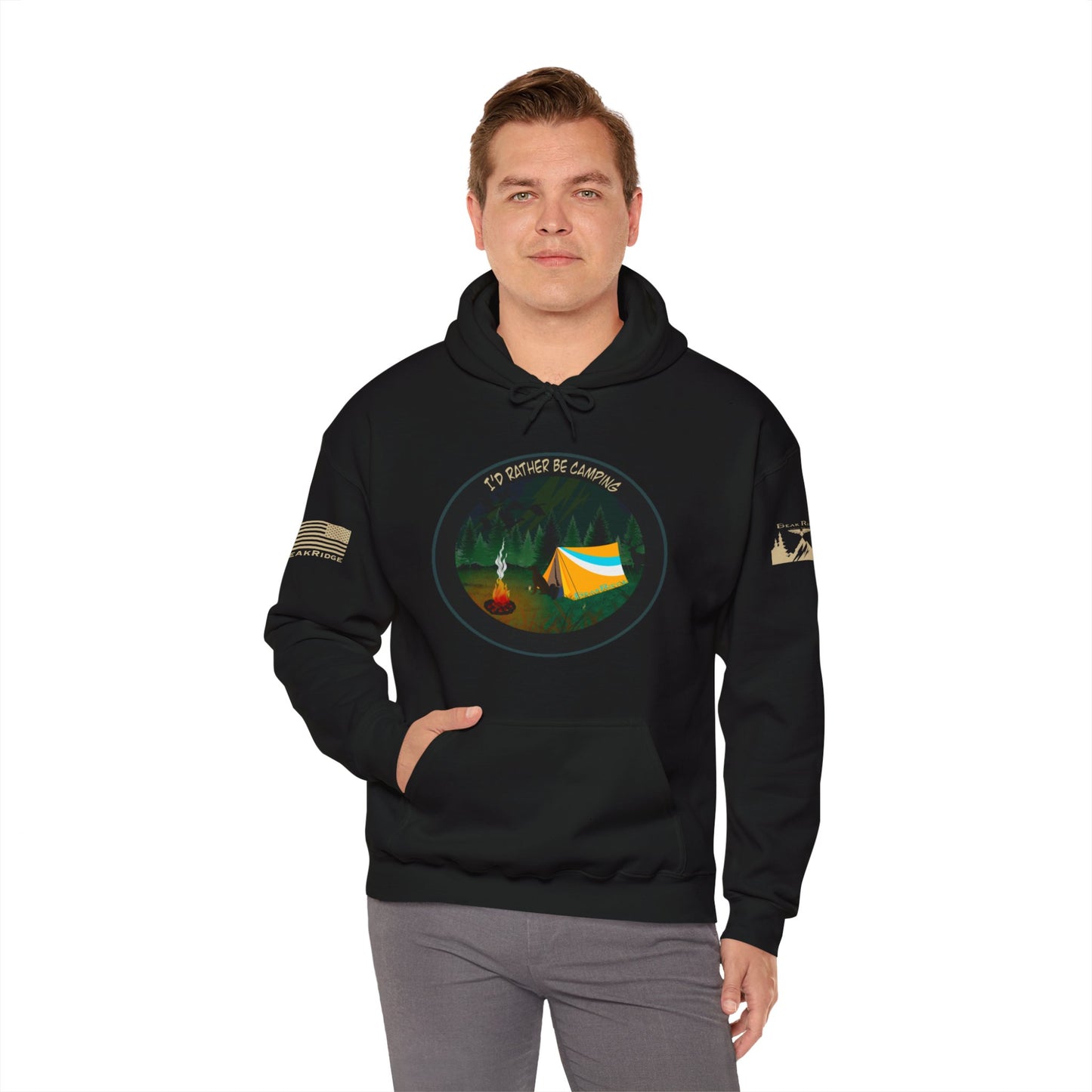 I’D RATHER BE CAMPING HOODIE - Multiple Color choices