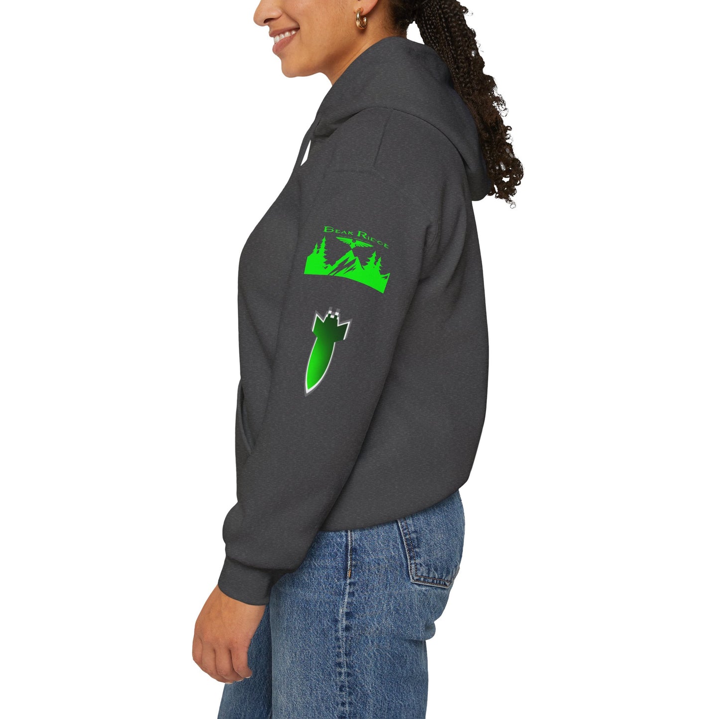 AMERICAN FALLOUT HOODIE - White arm decals