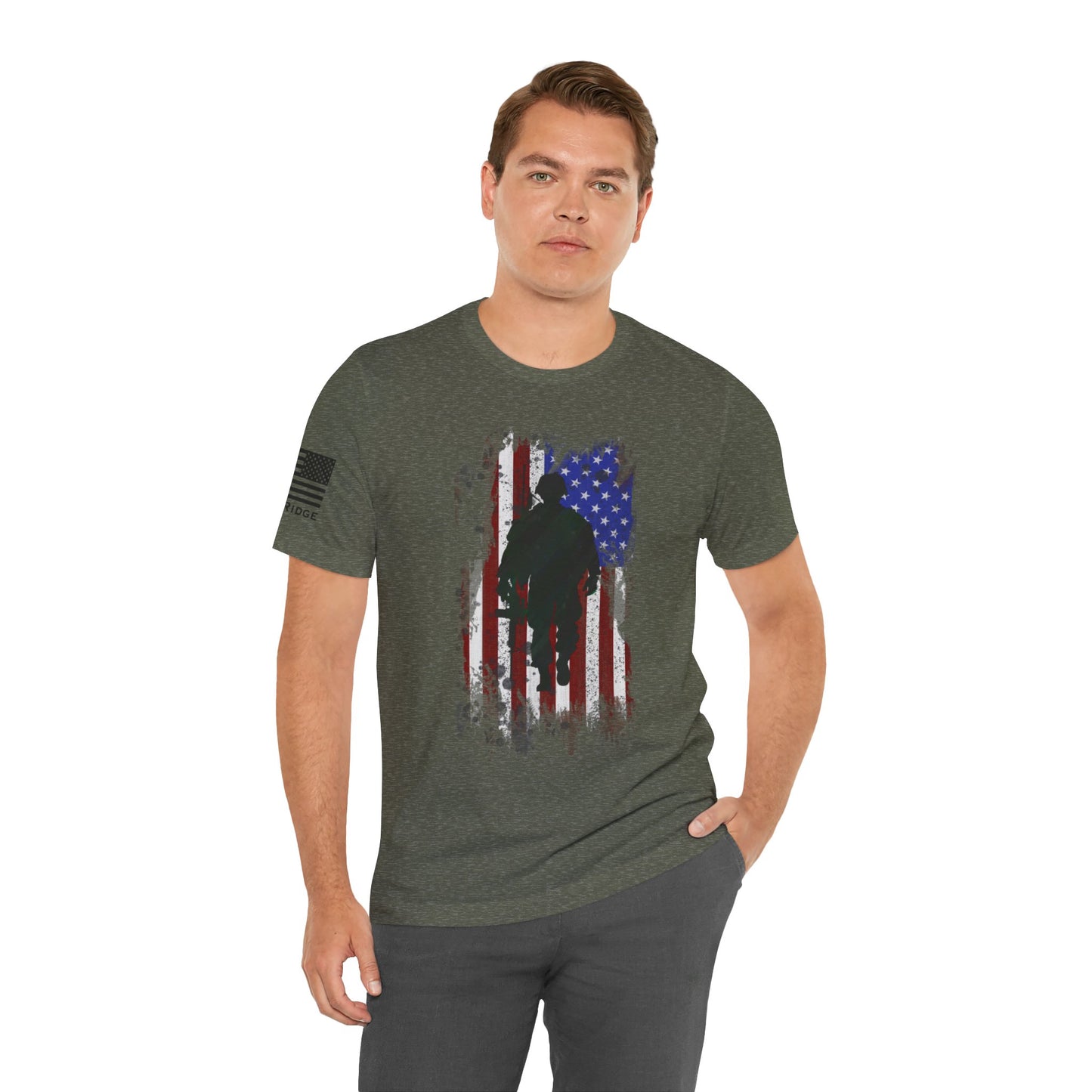 AMERICAN SOLDIER TSHIRT - Black logos