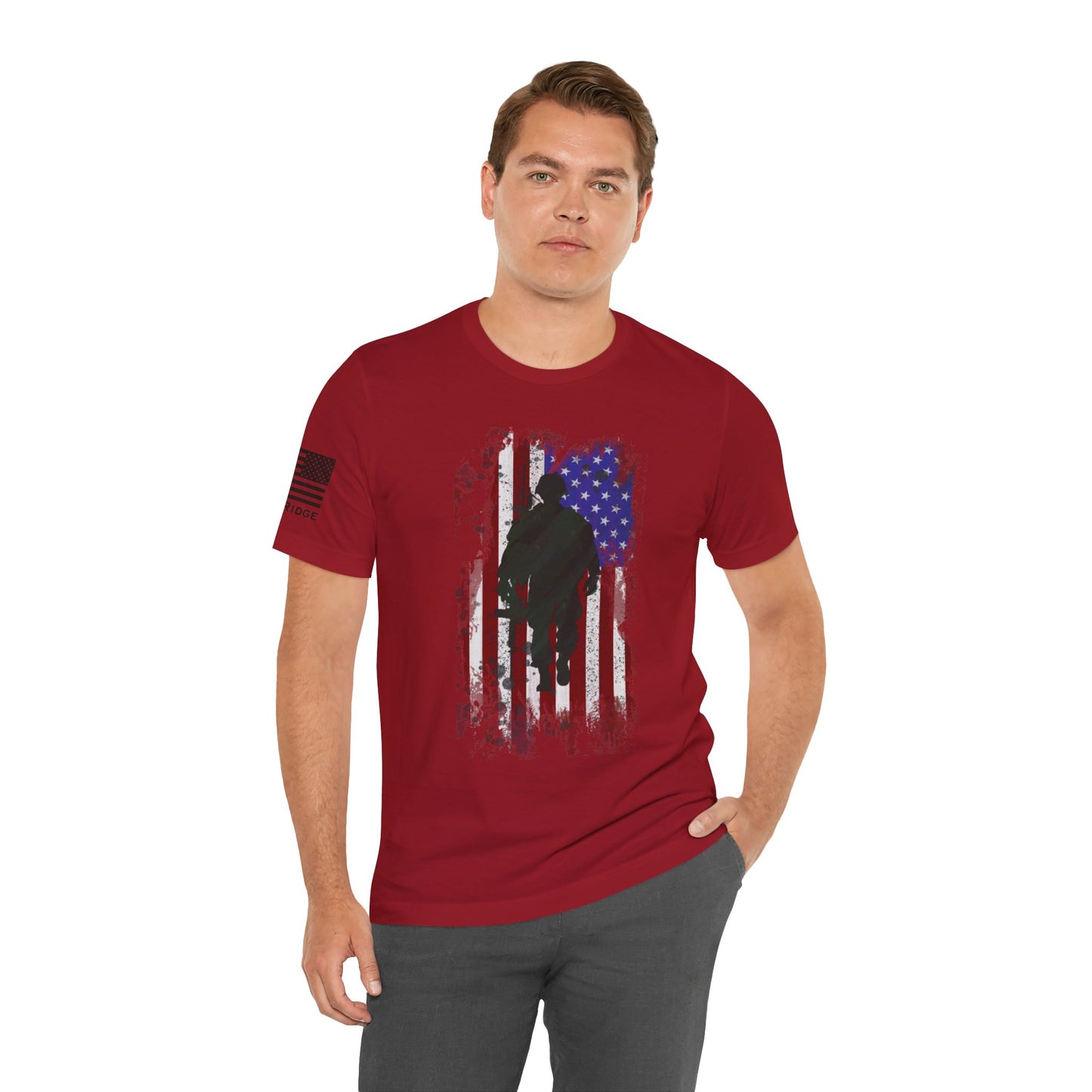 AMERICAN SOLDIER TSHIRT - Black logos