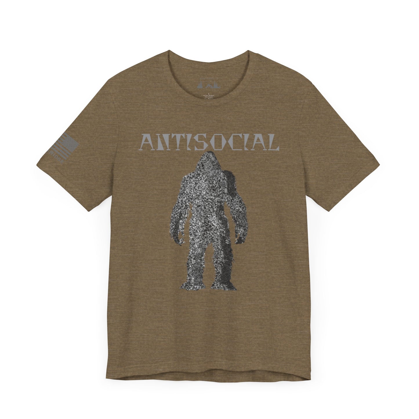 ANTISOCIAL BIGFOOT - Grey Logos