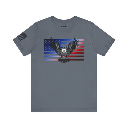 EAGLE WITH FLAG - Black logos