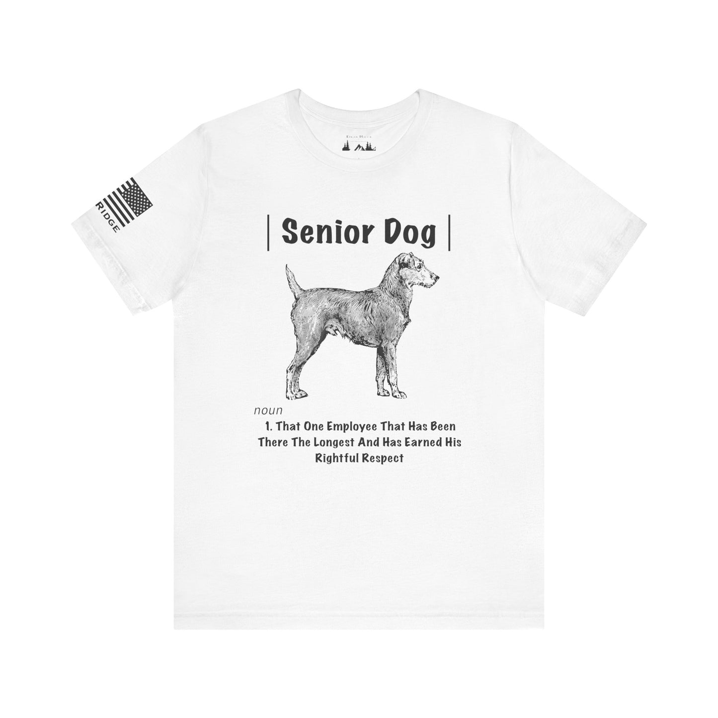 SENIOR DOG - Black logos