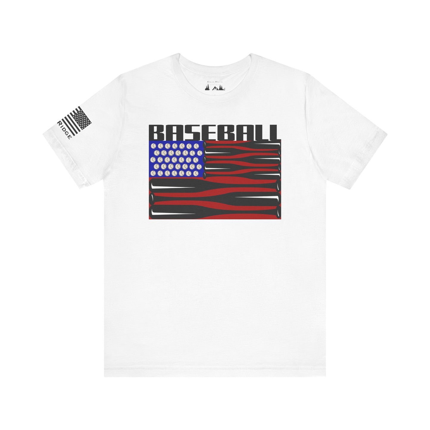 BASEBALL FLAG T-SHIRT - Black logos