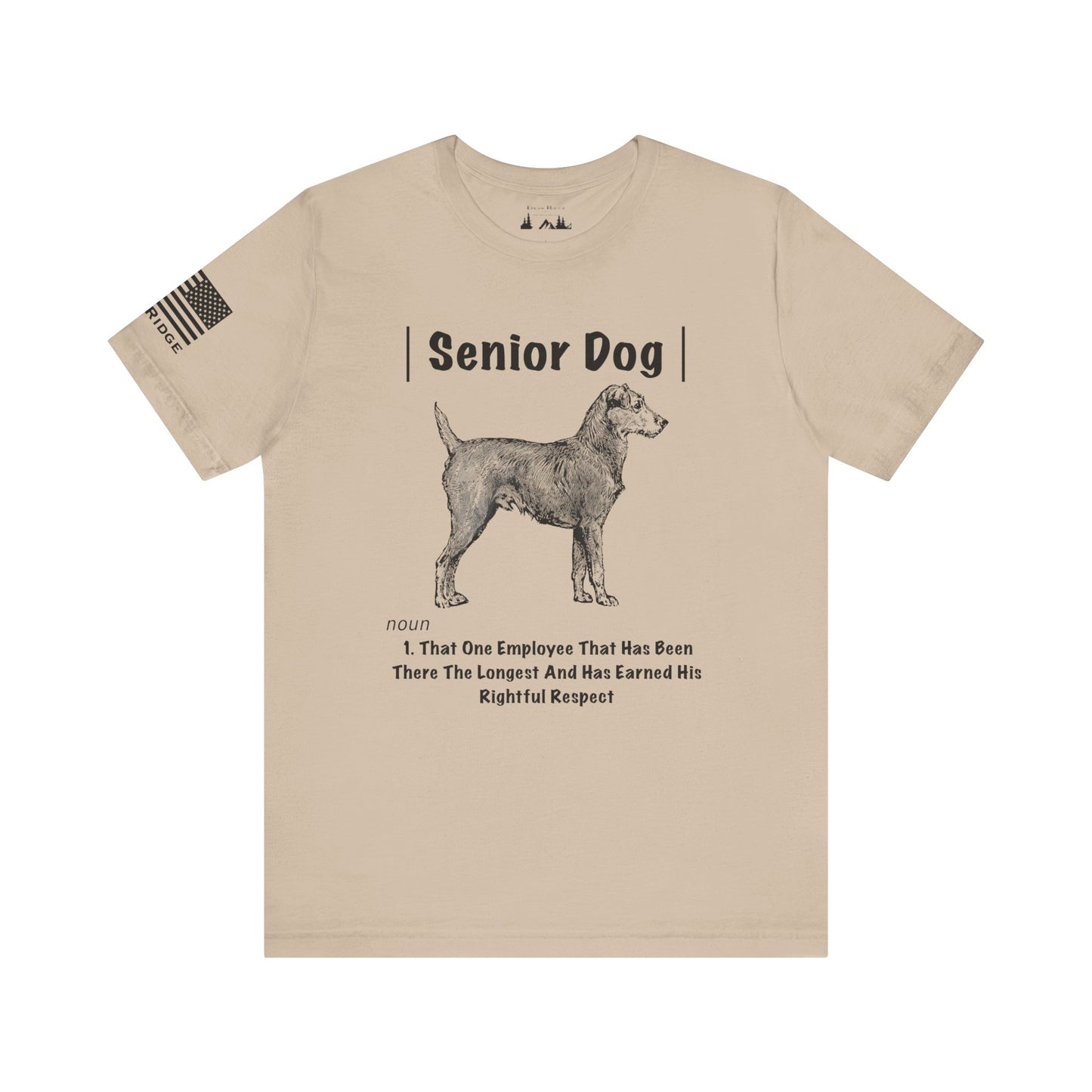 SENIOR DOG - Black logos