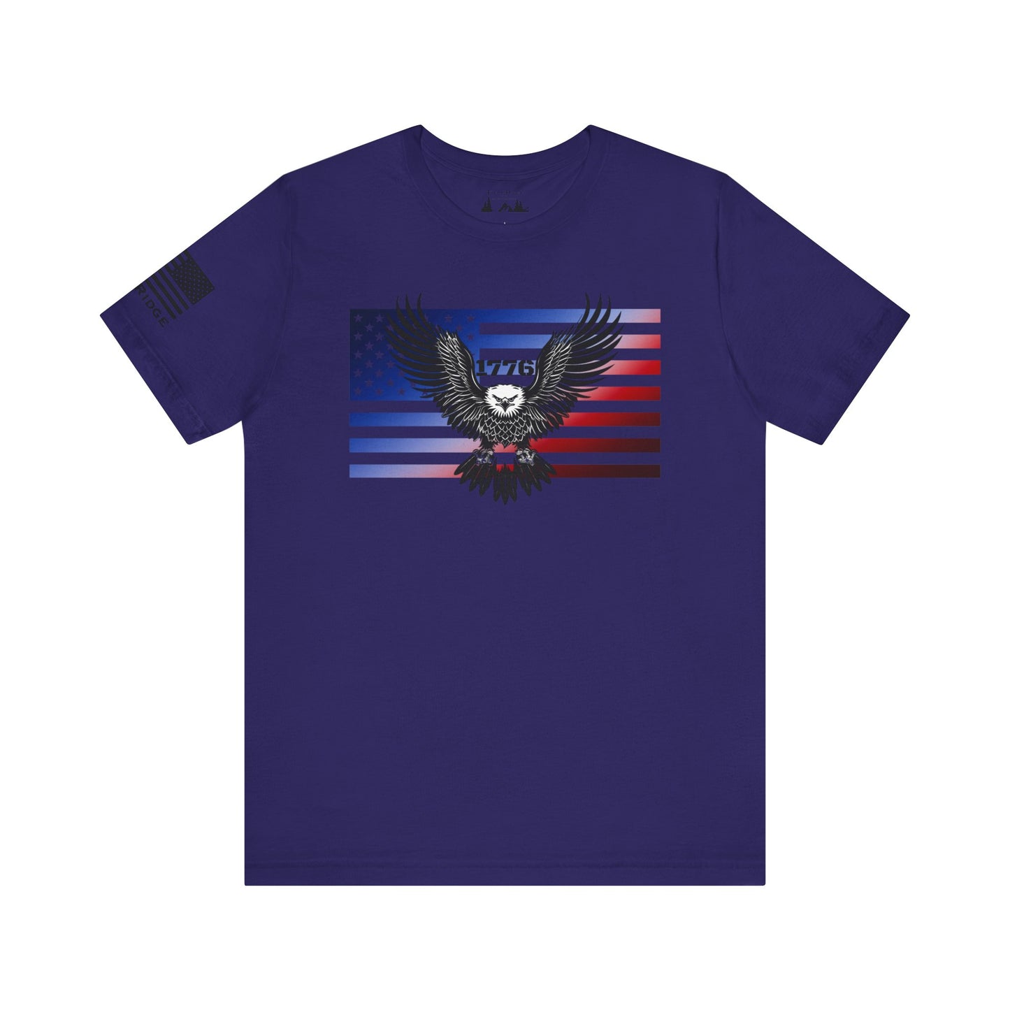 EAGLE WITH FLAG - Black logos