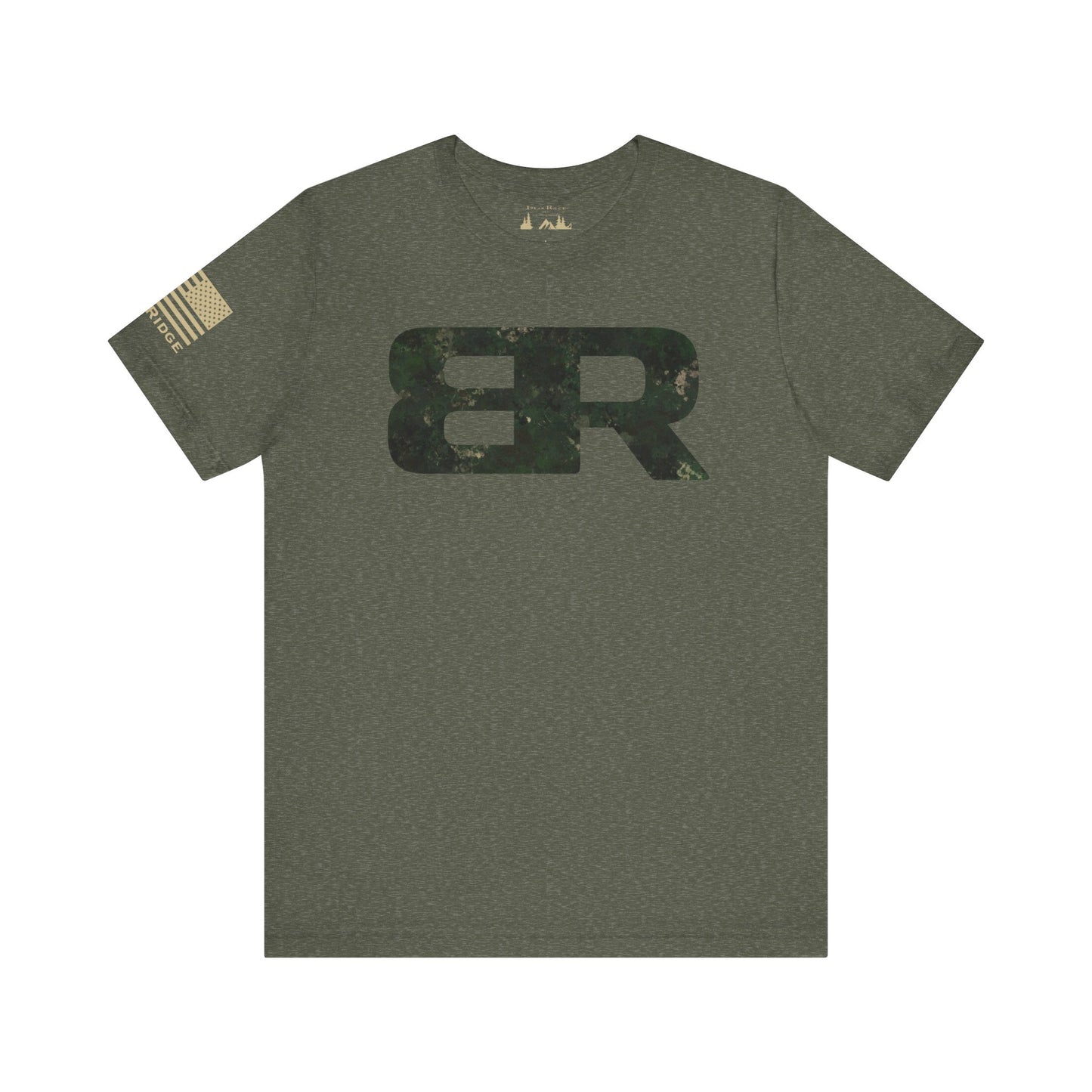 CAMOUFLAGE BEAK RIDGE BR LOGO -Mocha arm logo