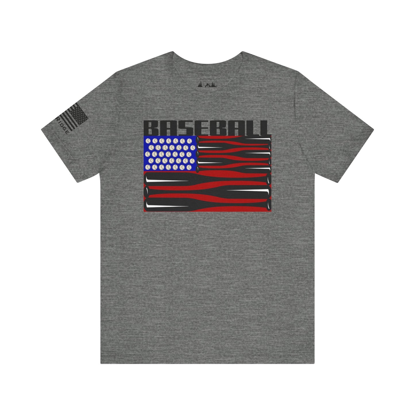 BASEBALL FLAG T-SHIRT - Black logos