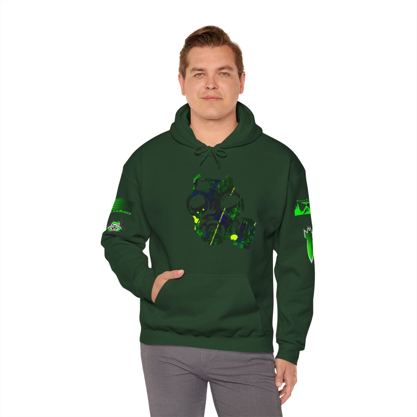 AMERICAN FALLOUT HOODIE - White arm decals