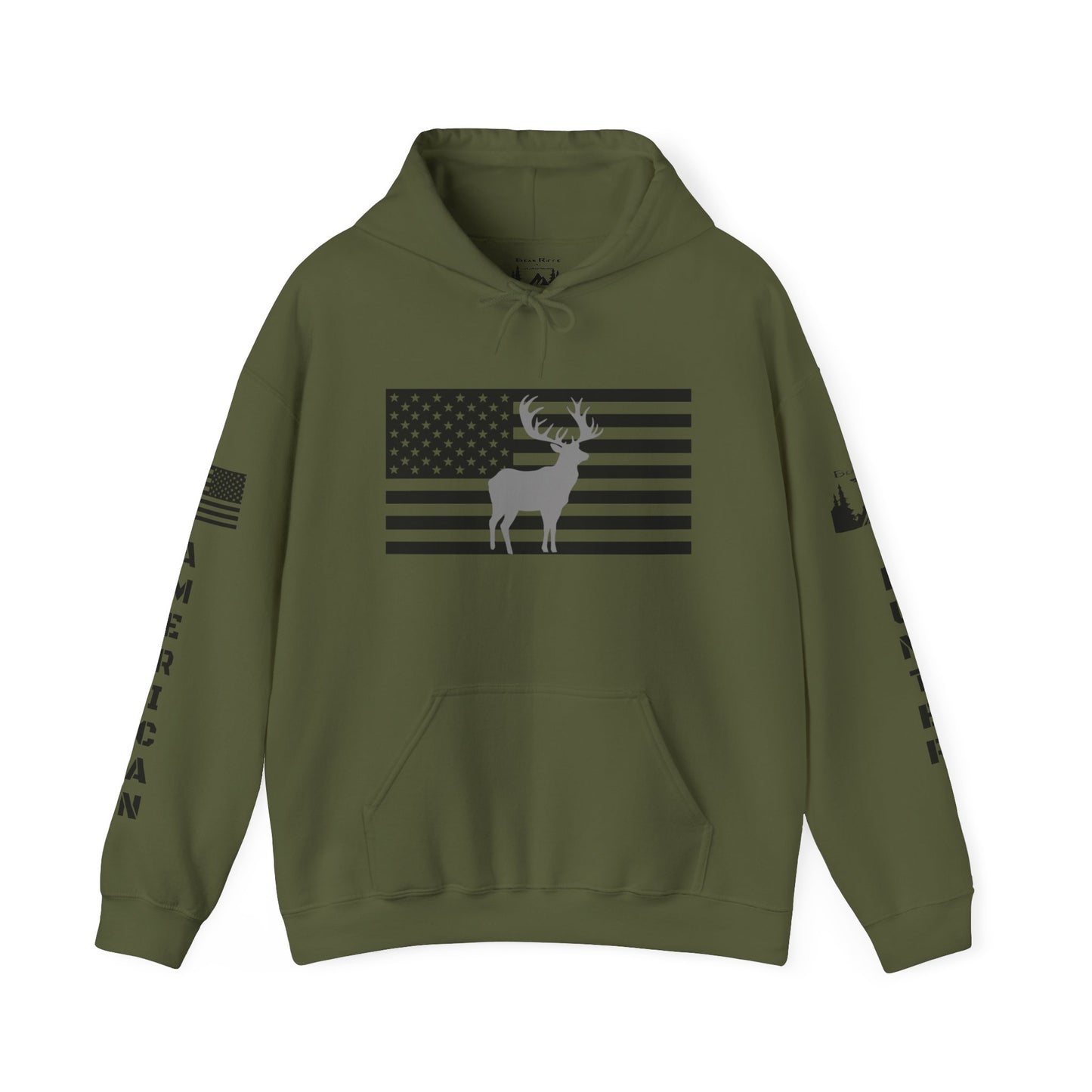 AMERICAN HUNTER ELK - Full Sleeves Black logos