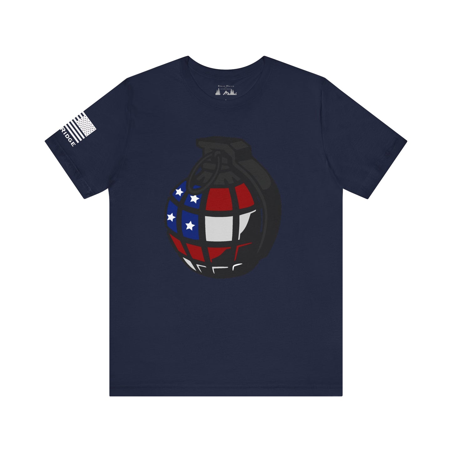 FRAG FLAG AMERICA - White arm logo