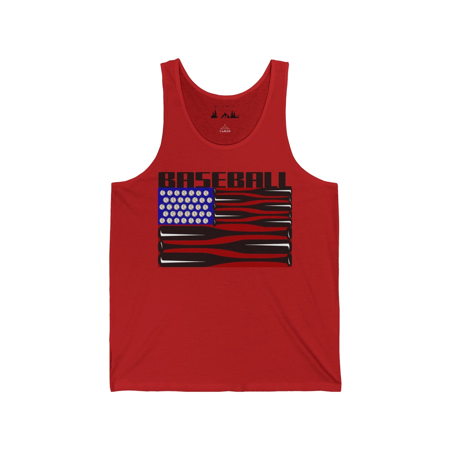 BASEBALL FLAG - Unisex Jersey Tank Top