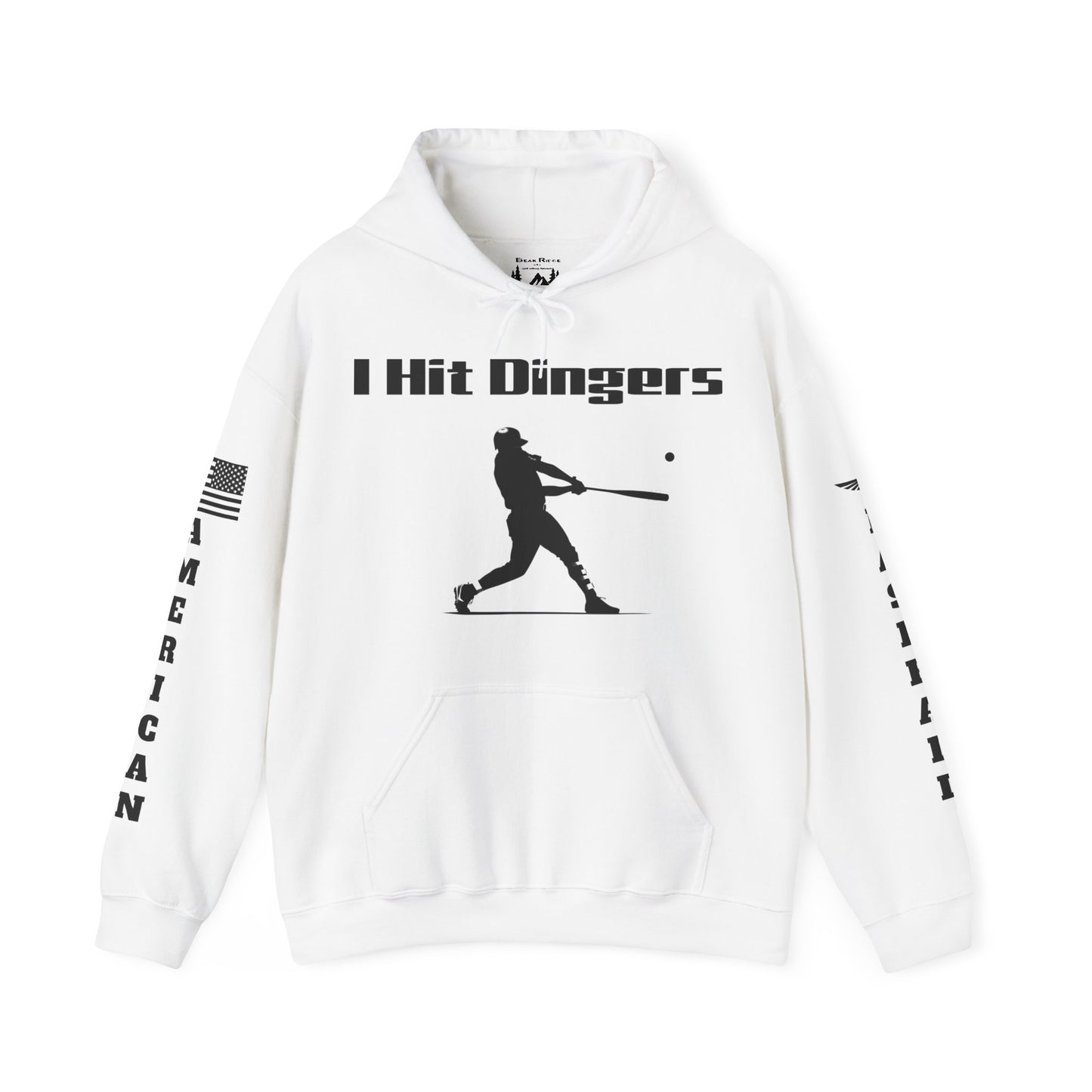 I HIT DINGERS - Black logos