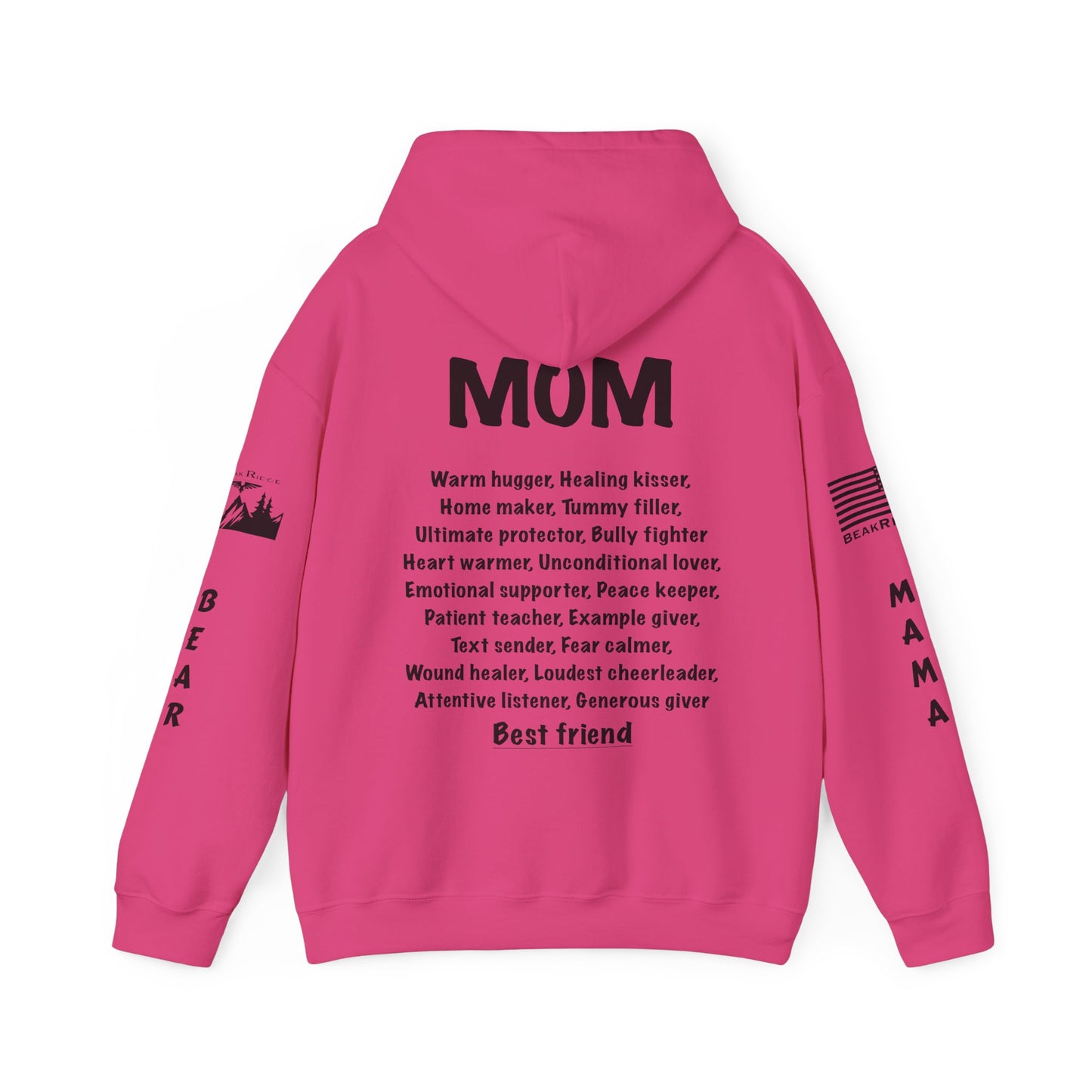 Mother’s Day Gift - Front and Back & Black Full Sleeve Logos