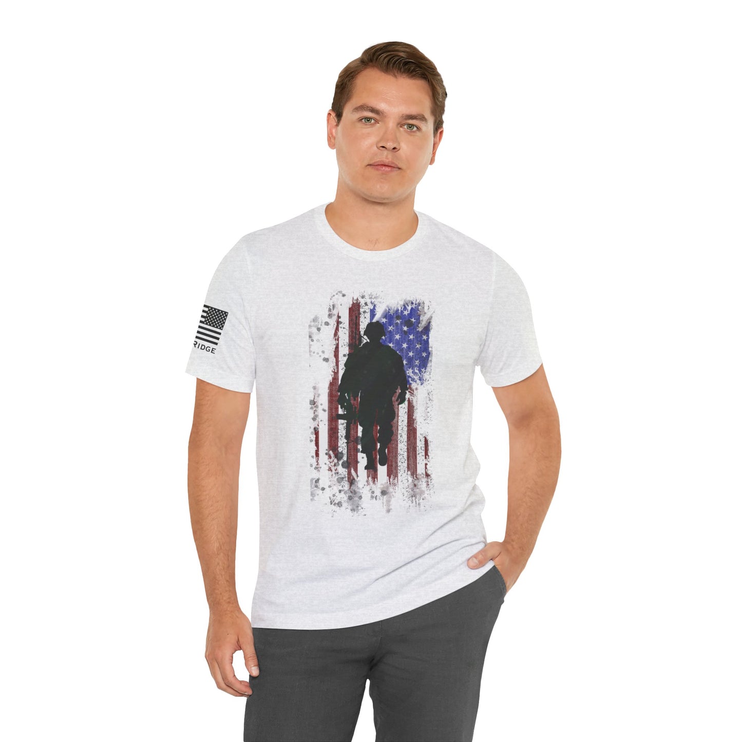 AMERICAN SOLDIER TSHIRT - Black logos