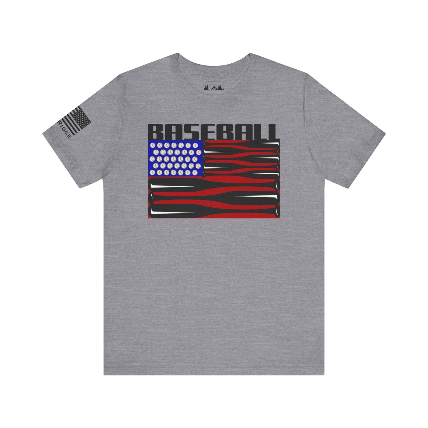 BASEBALL FLAG T-SHIRT - Black logos