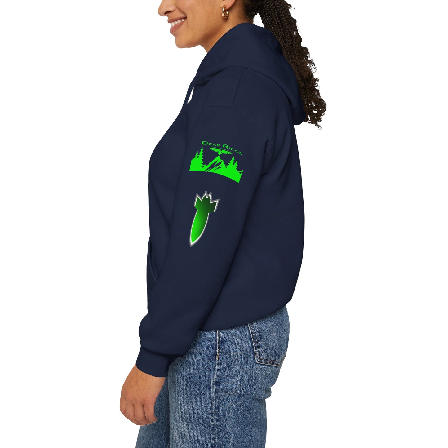 AMERICAN FALLOUT HOODIE - White arm decals