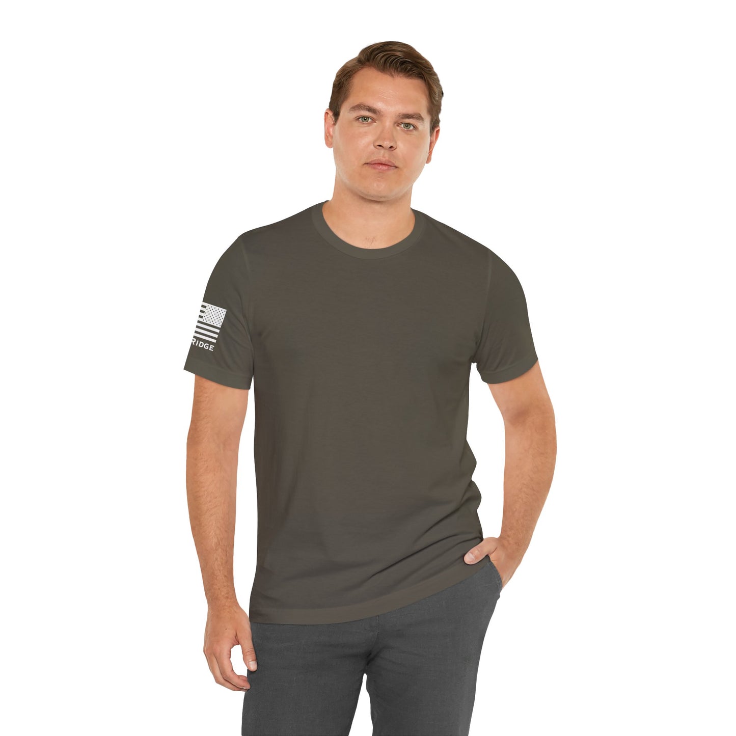 DARK VARIETY PLAIN TEES - White arm logo