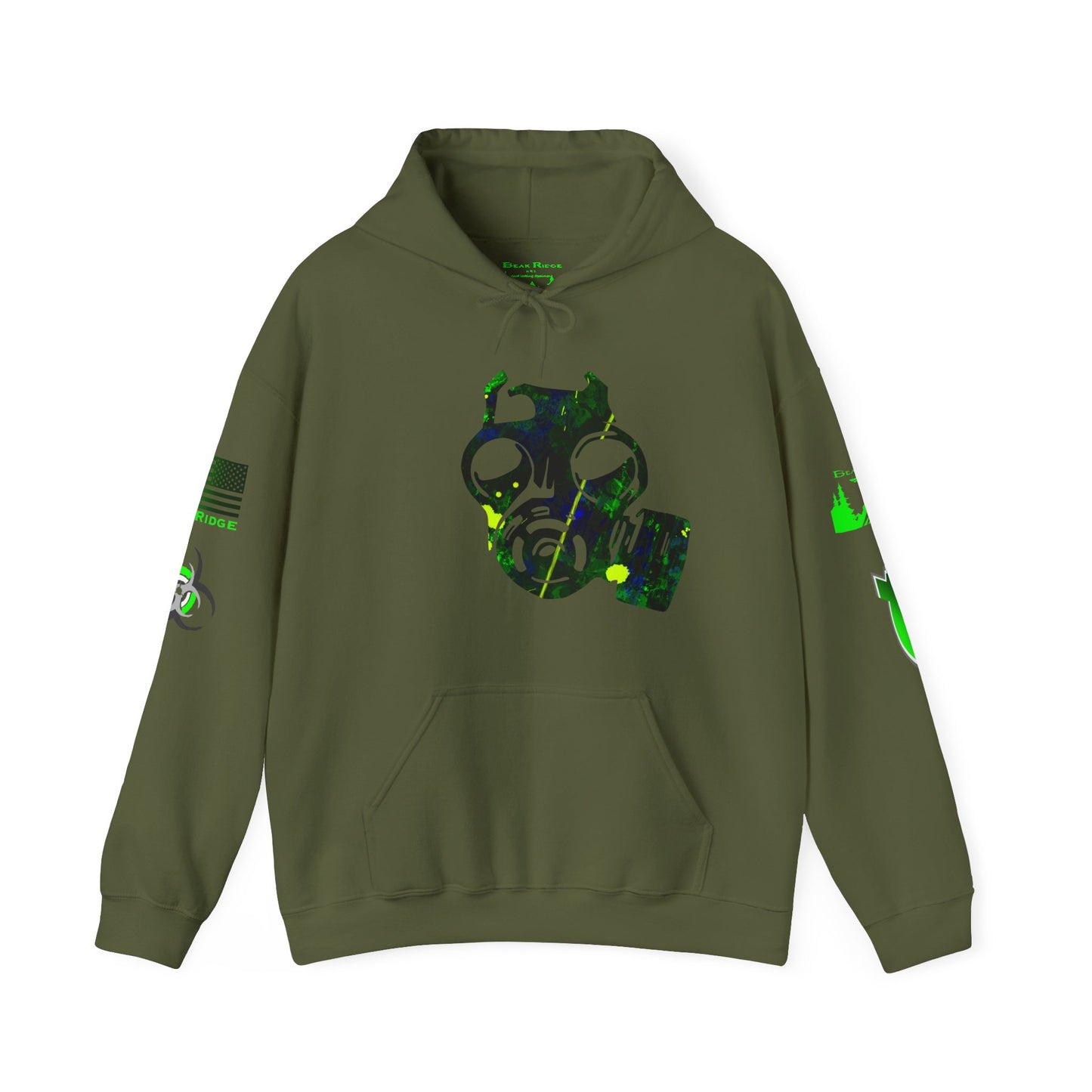 AMERICAN FALLOUT HOODIE - White arm decals