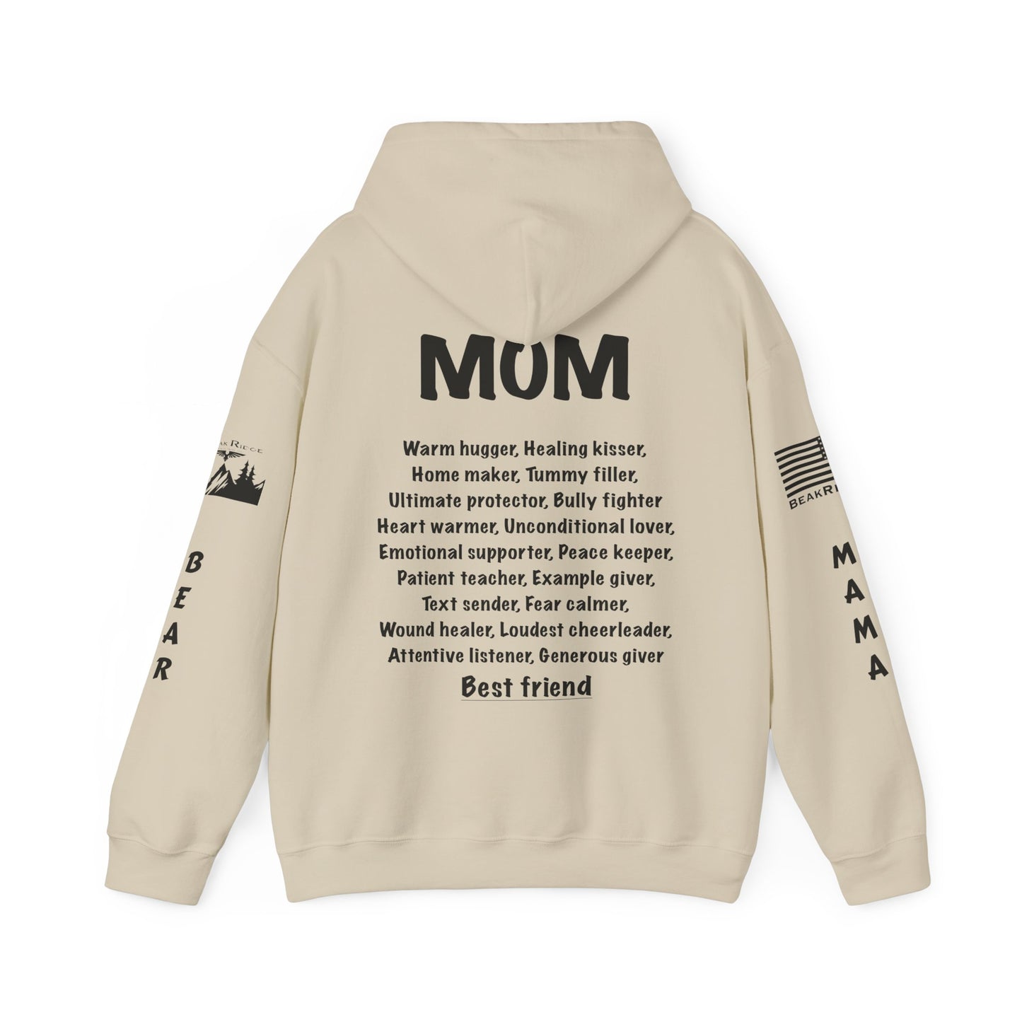 Mother’s Day Gift - Front and Back & Black Full Sleeve Logos