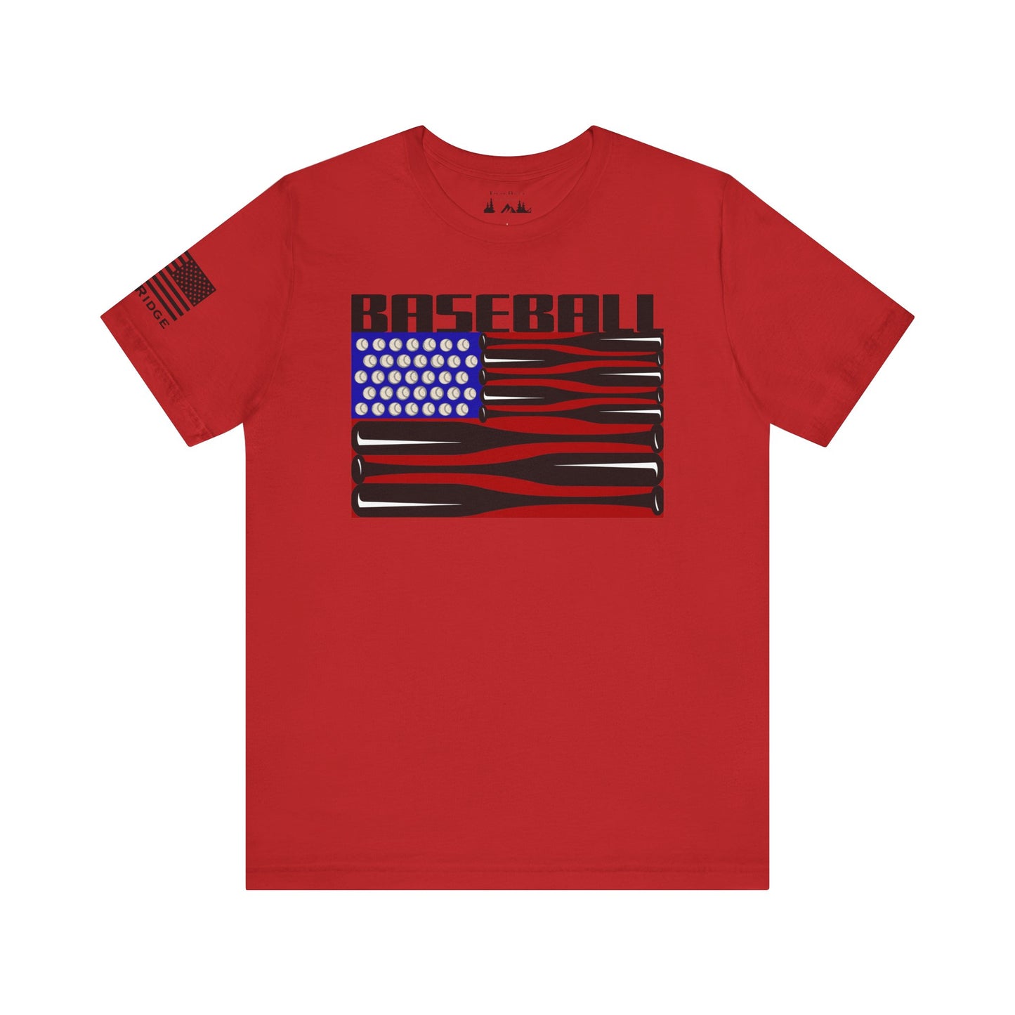 BASEBALL FLAG T-SHIRT - Black logos