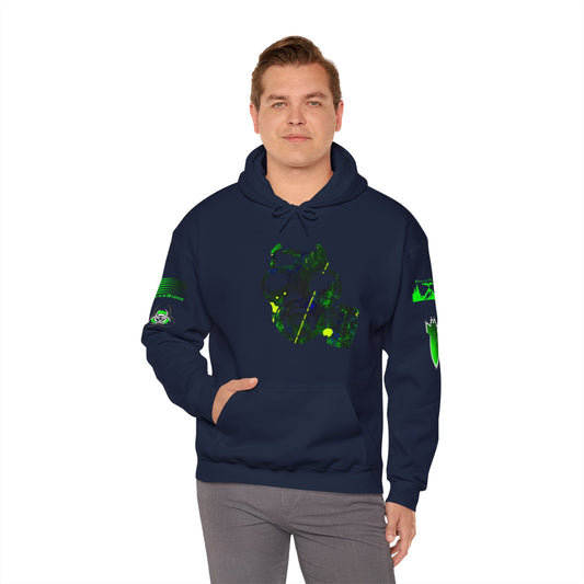 AMERICAN FALLOUT HOODIE - White arm decals